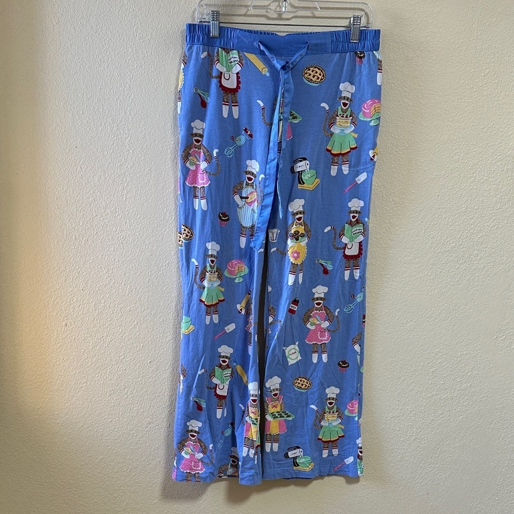 Nick and Nora Monkey Pajama Pants Size Small